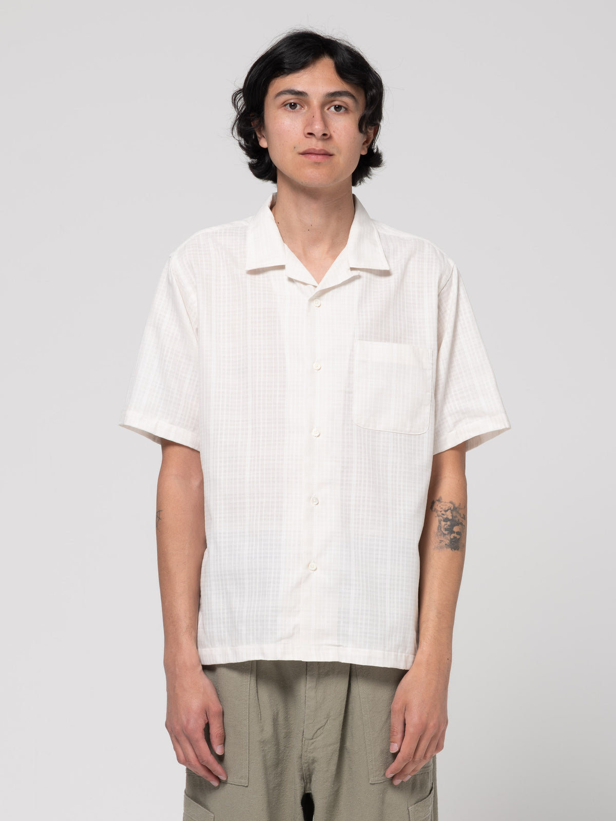 Chemise Panama, Blanc Cassé