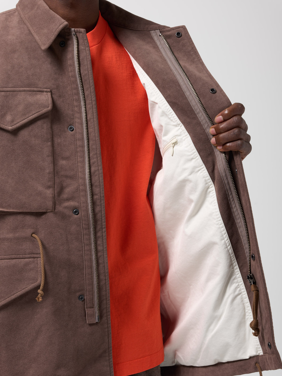 Veste Field, Marron