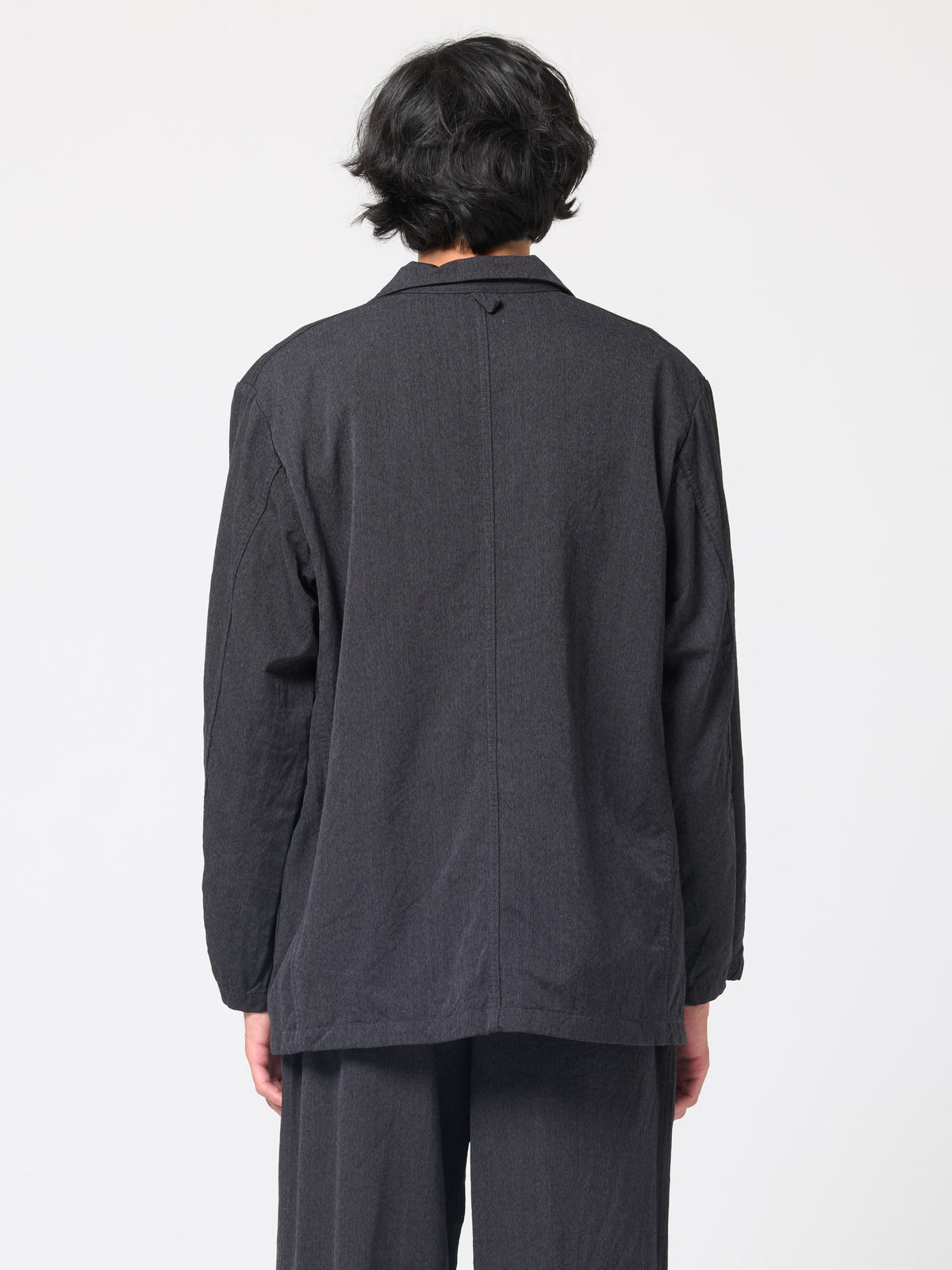 Veste Club Gabardine de Laine, Gris Foncé