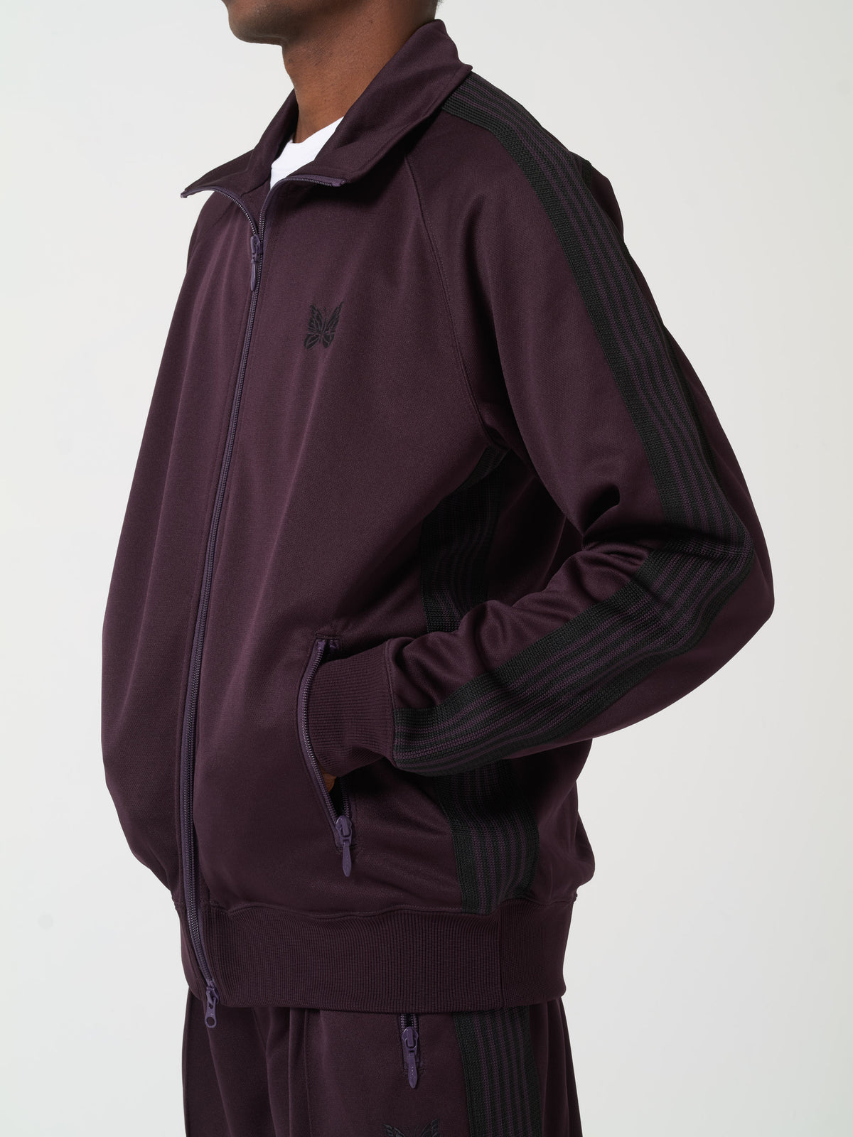 Veste Track, Violet Foncé