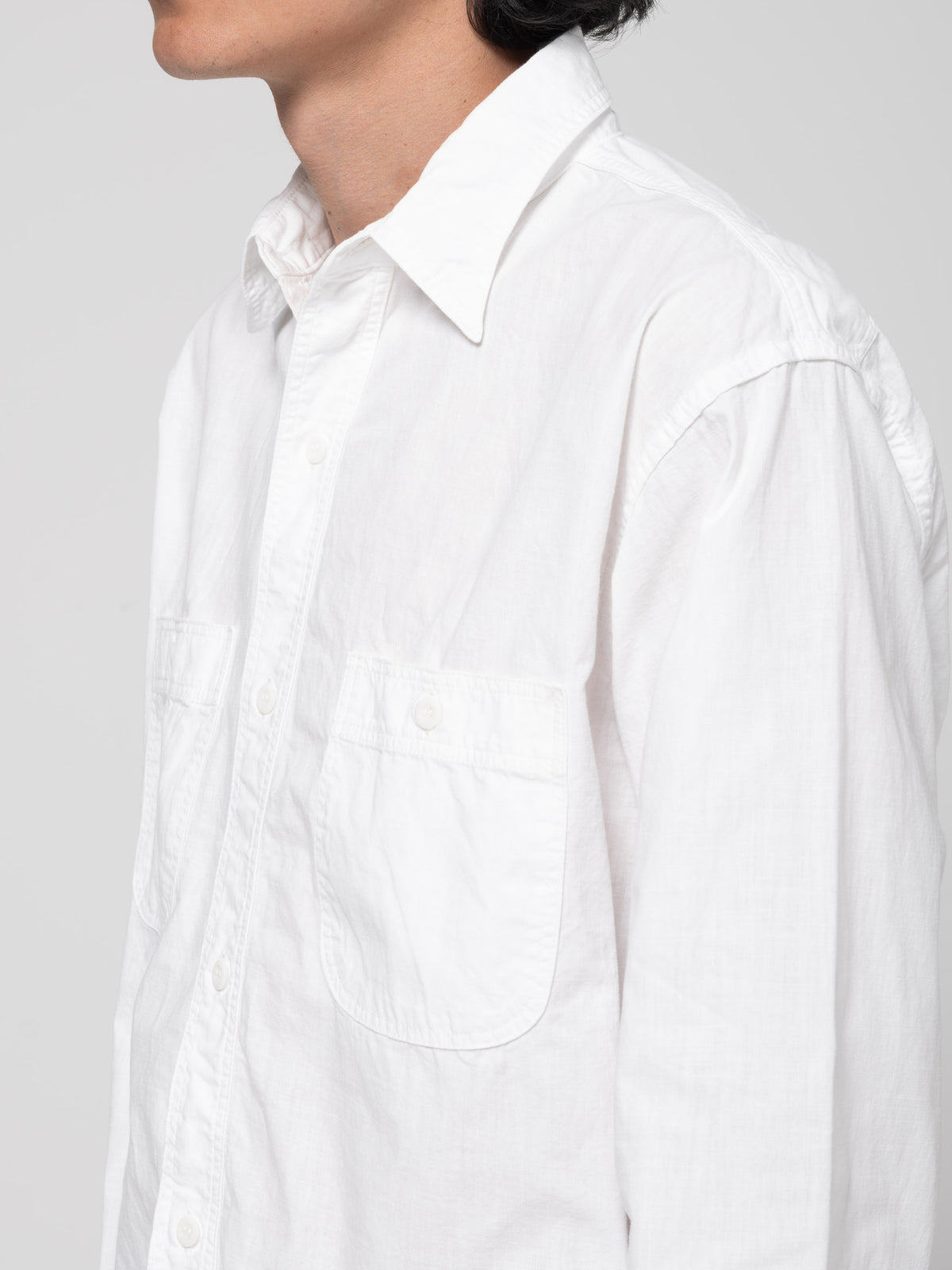Chemise Work Chambray Relax, White