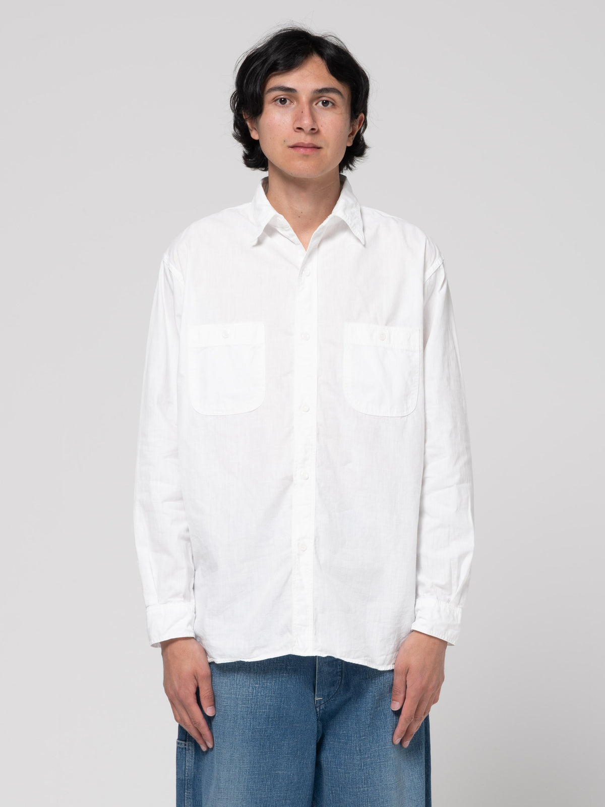 Chemise Work Chambray Relax, White