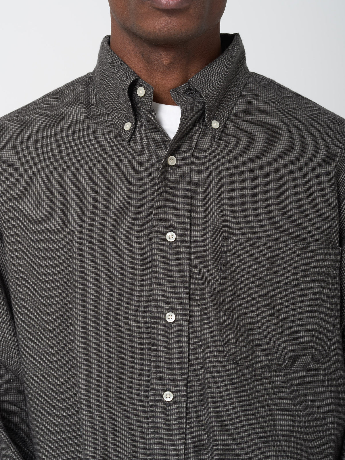 Chemise Standard Button Down, Charbon