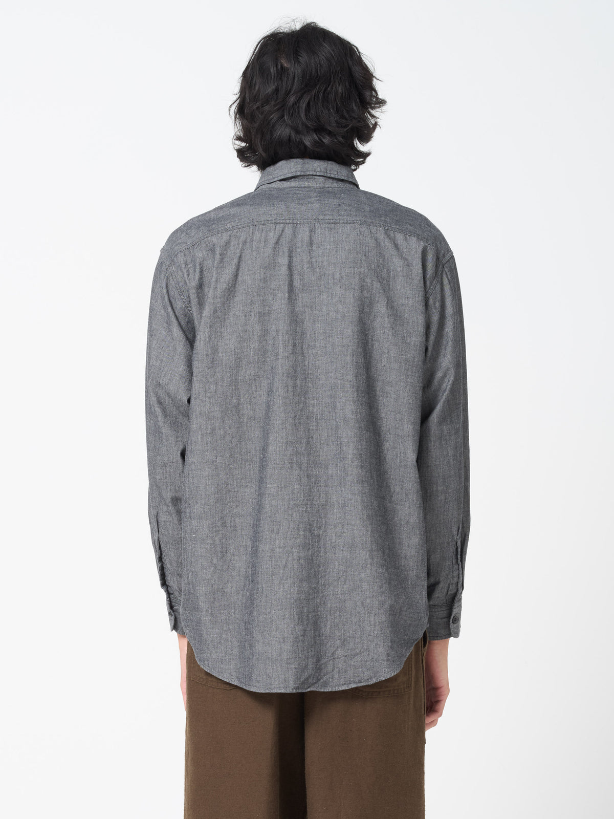 Chemise Work Chambray, Noir