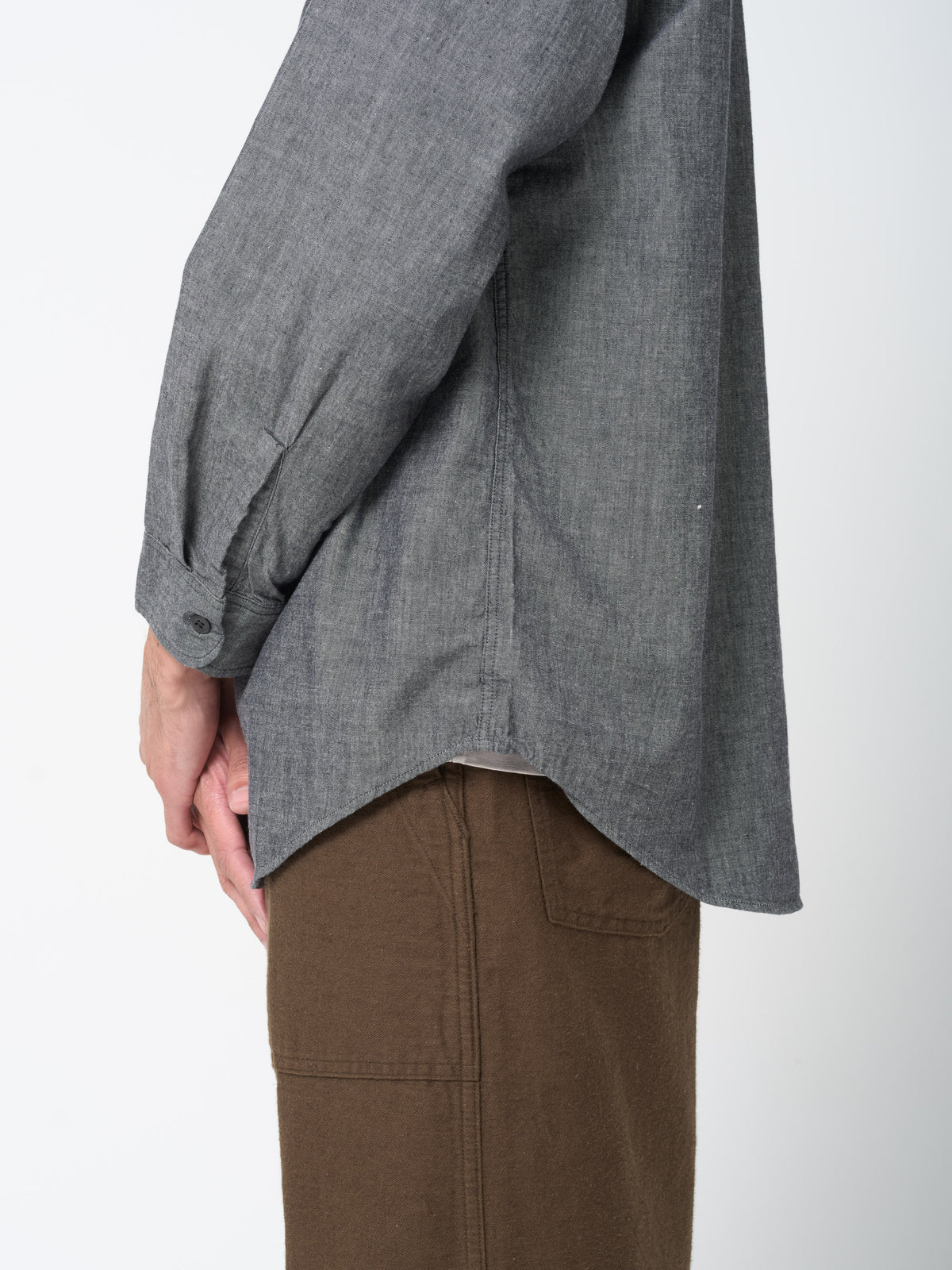 Chemise Work Chambray, Noir