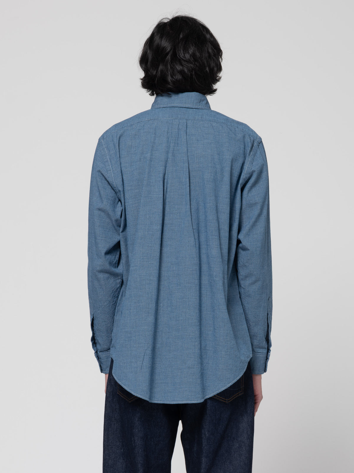 Chemise Standard BD, Indigo Check