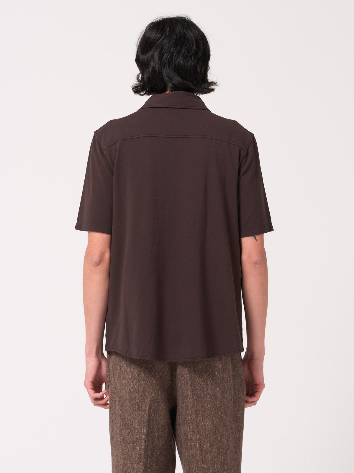 Chemise Analog, Marron Foncé