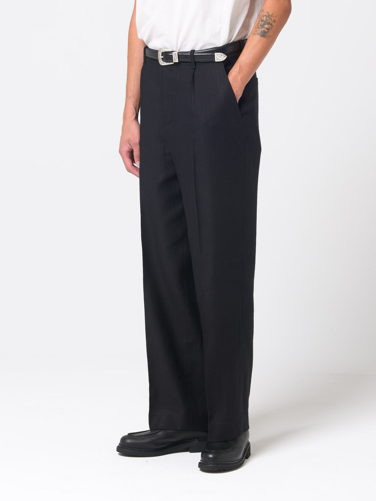 Chino Borrowed, Black Link Stripe