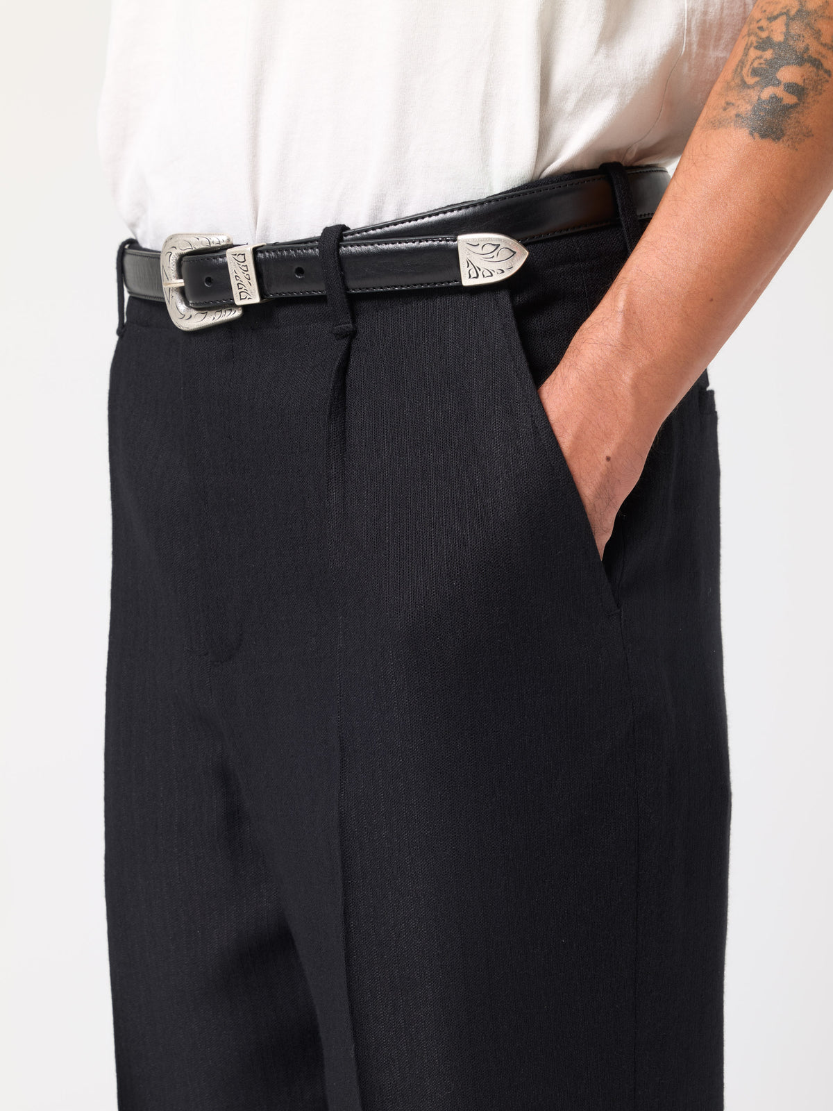 Chino Borrowed, Black Link Stripe