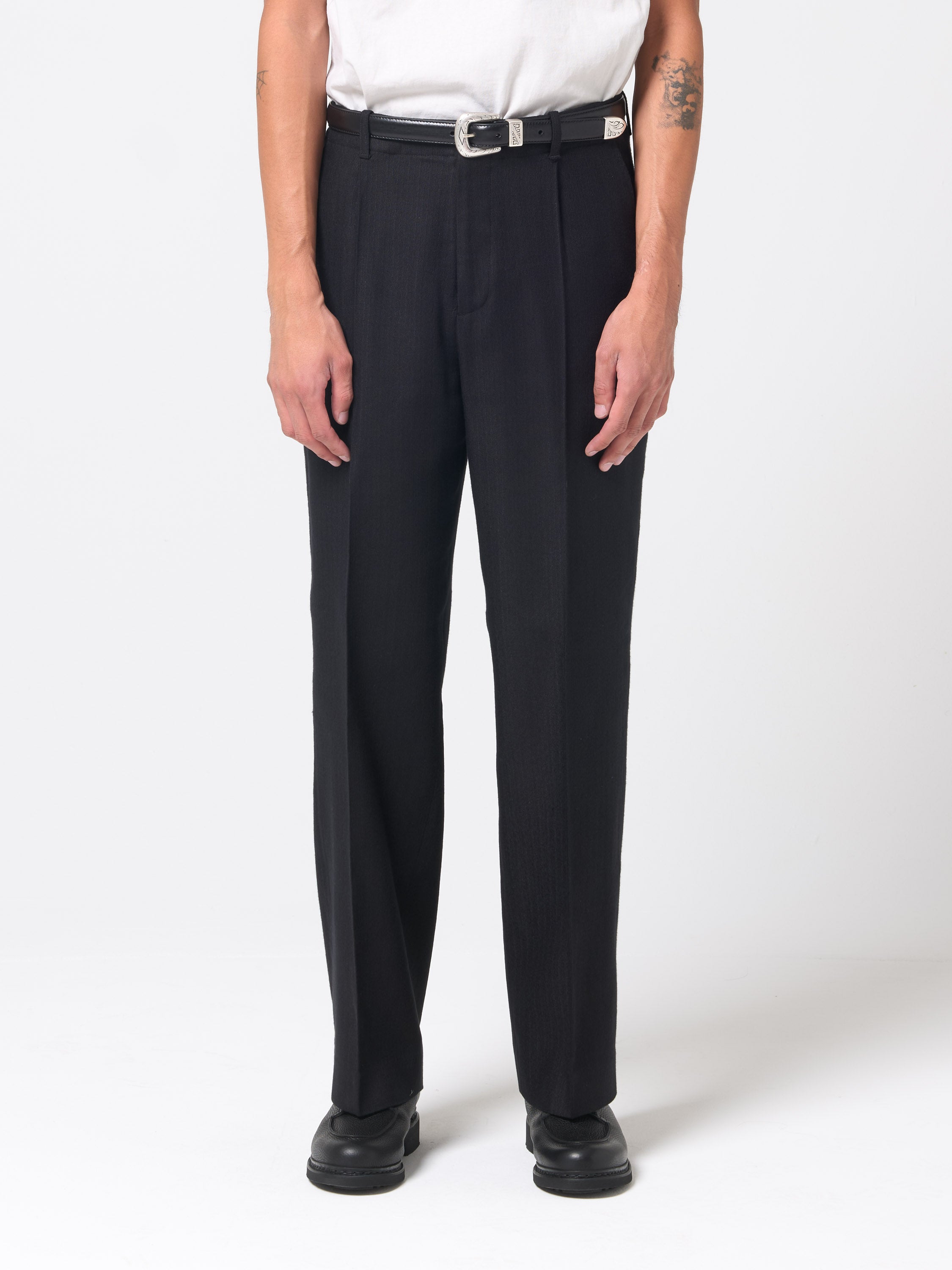 Chino Borrowed, Black Link Stripe – St. Germain Annecy