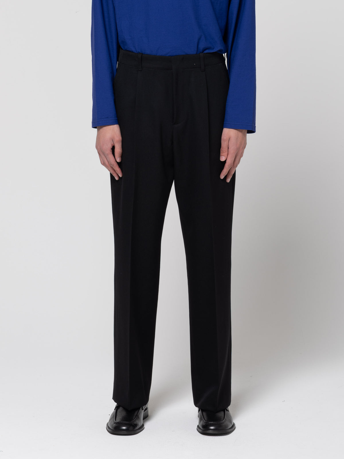 Chino Borrowed, Coarse Black Gabardine