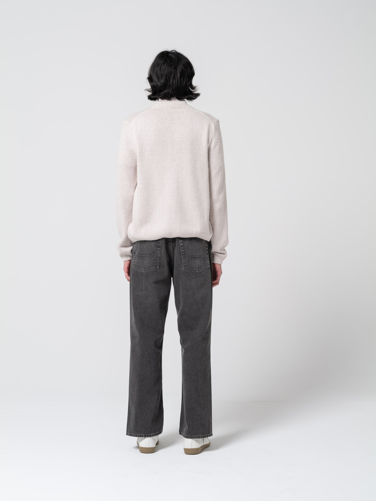 Jean Third Cut, Black Coated Wash