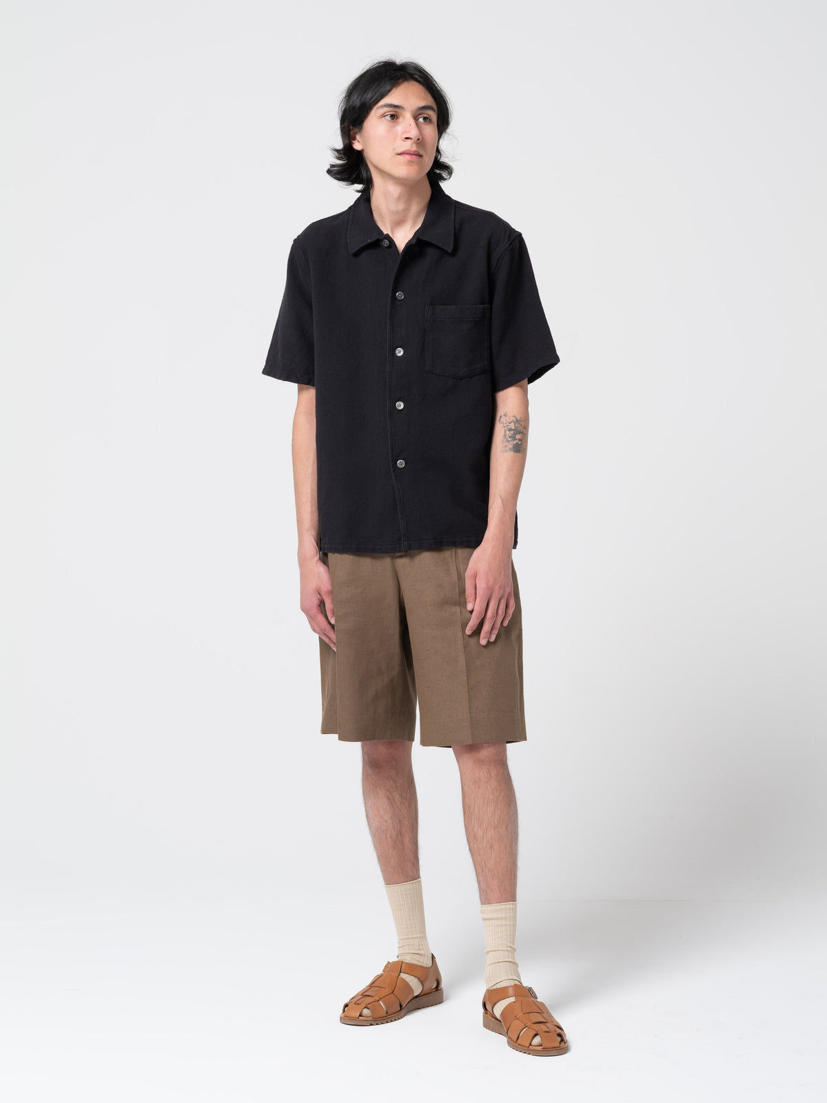 Chemise Box, Crochet Noir