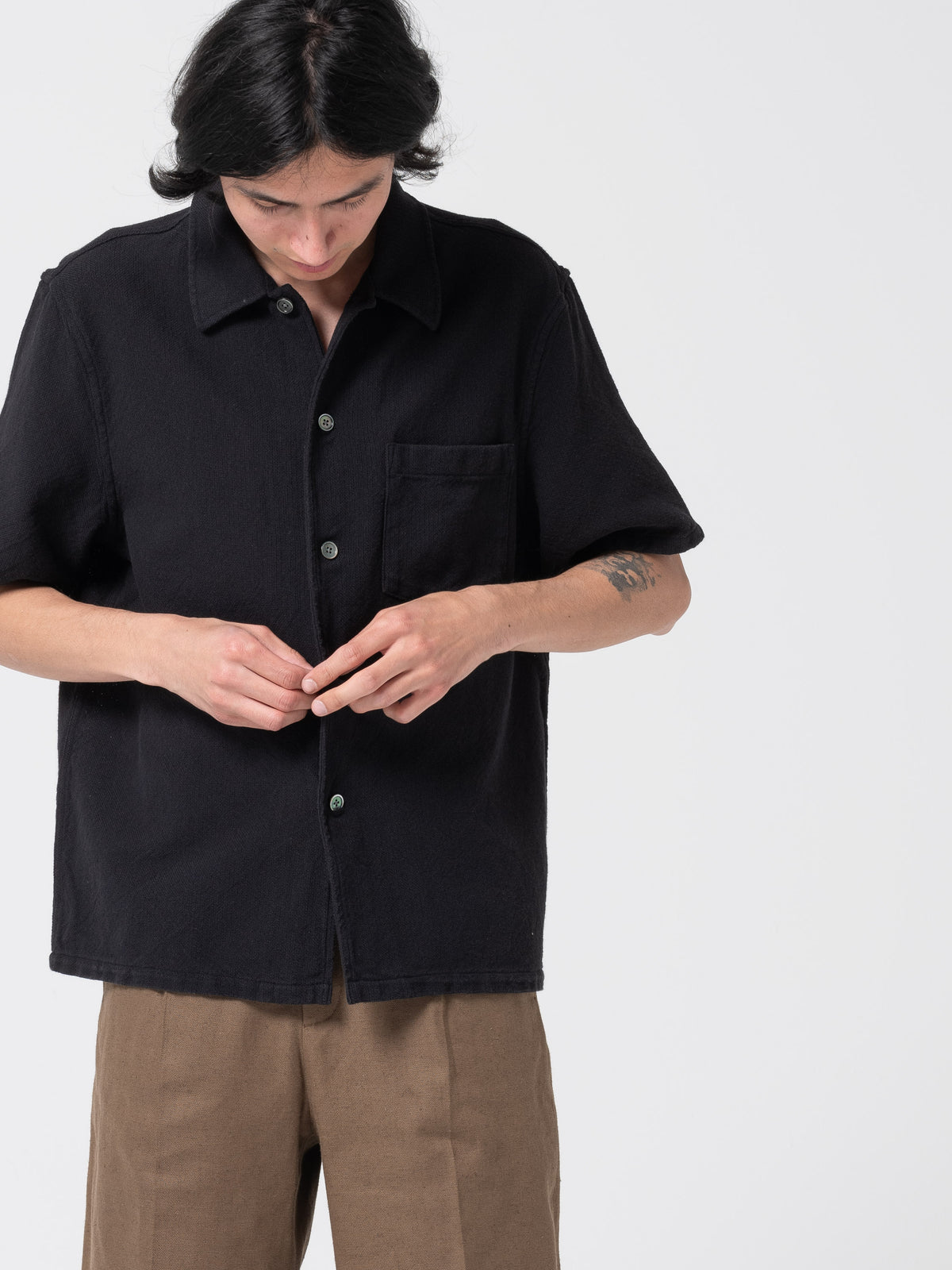 Chemise Box, Crochet Noir