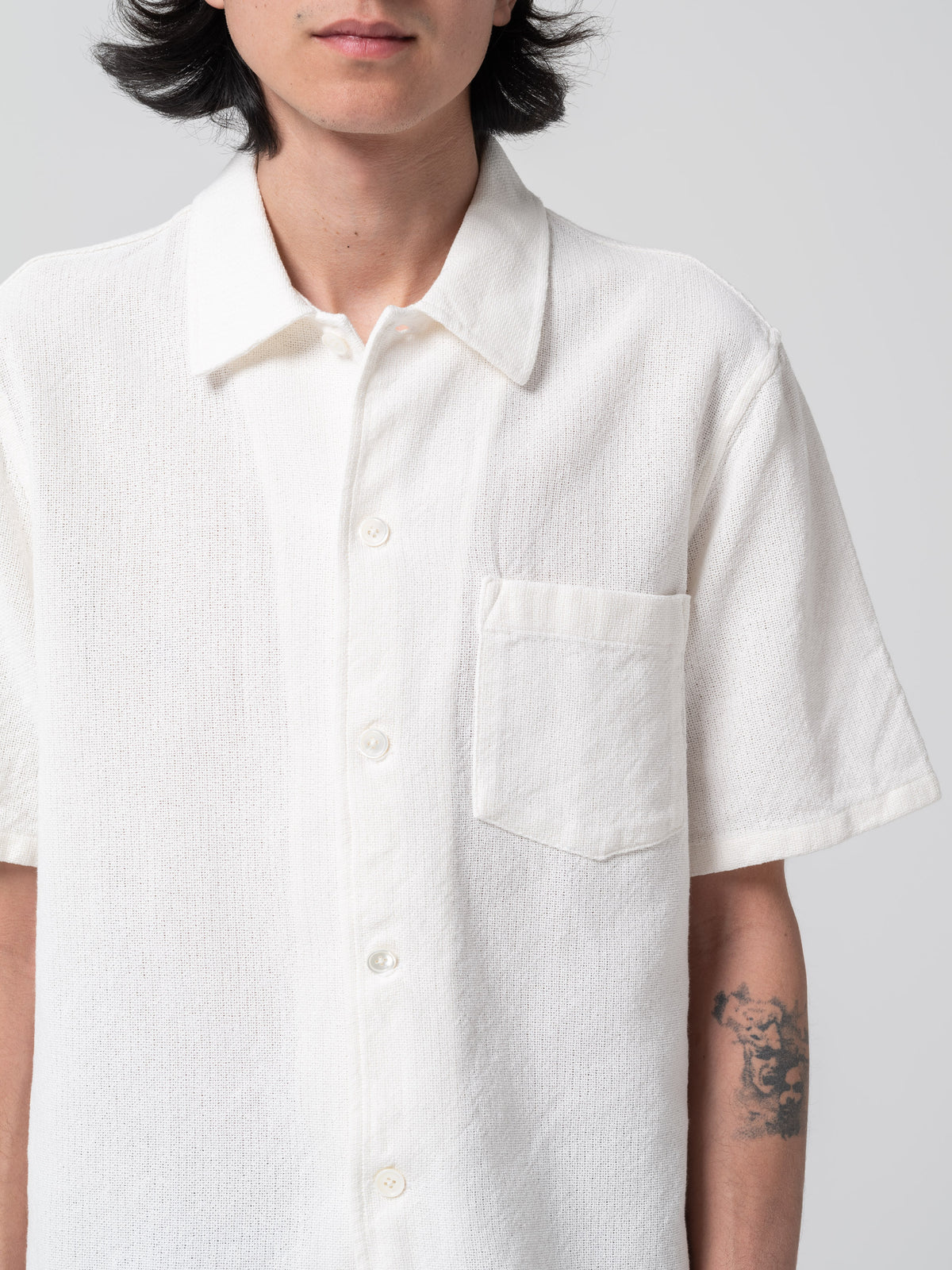 Chemise Box, Crochet Blanc