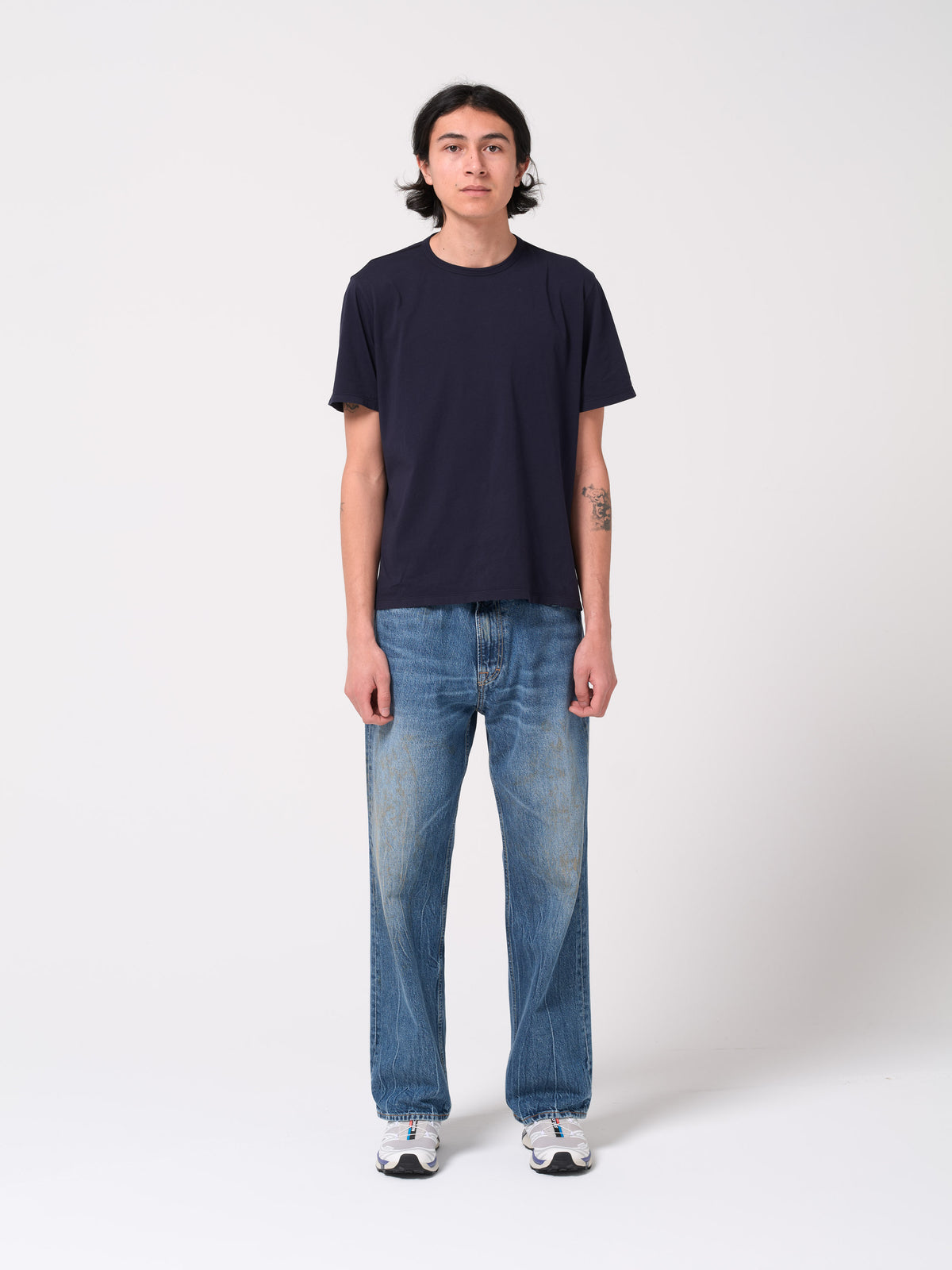 T-Shirt New Box, Bleu Abysse