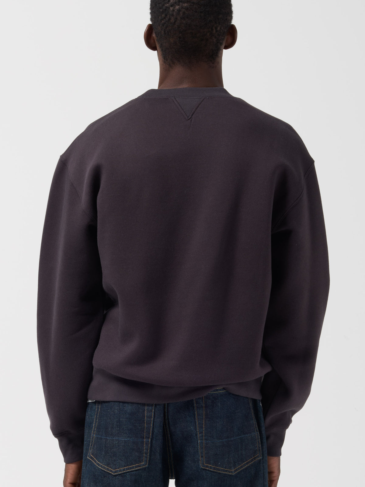 Sweatshirt Perfect Wool Fleece, Noir Délavé