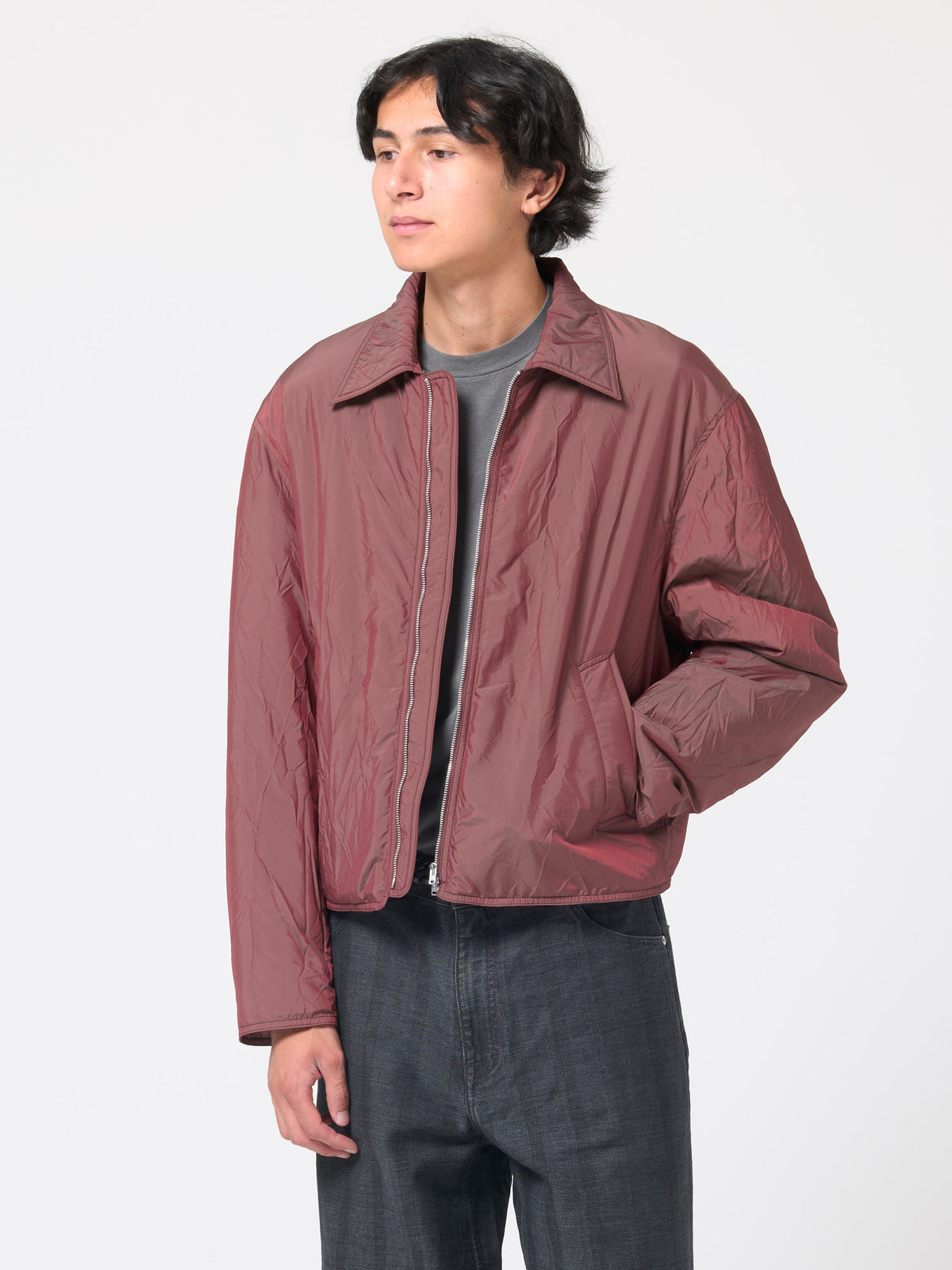 Veste Slight, Cherry Crinkle Solaro