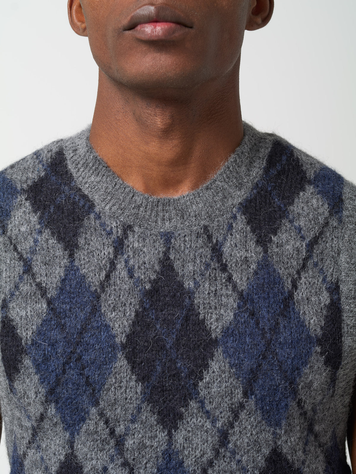 Pull Sans Manches, Motif Argyle