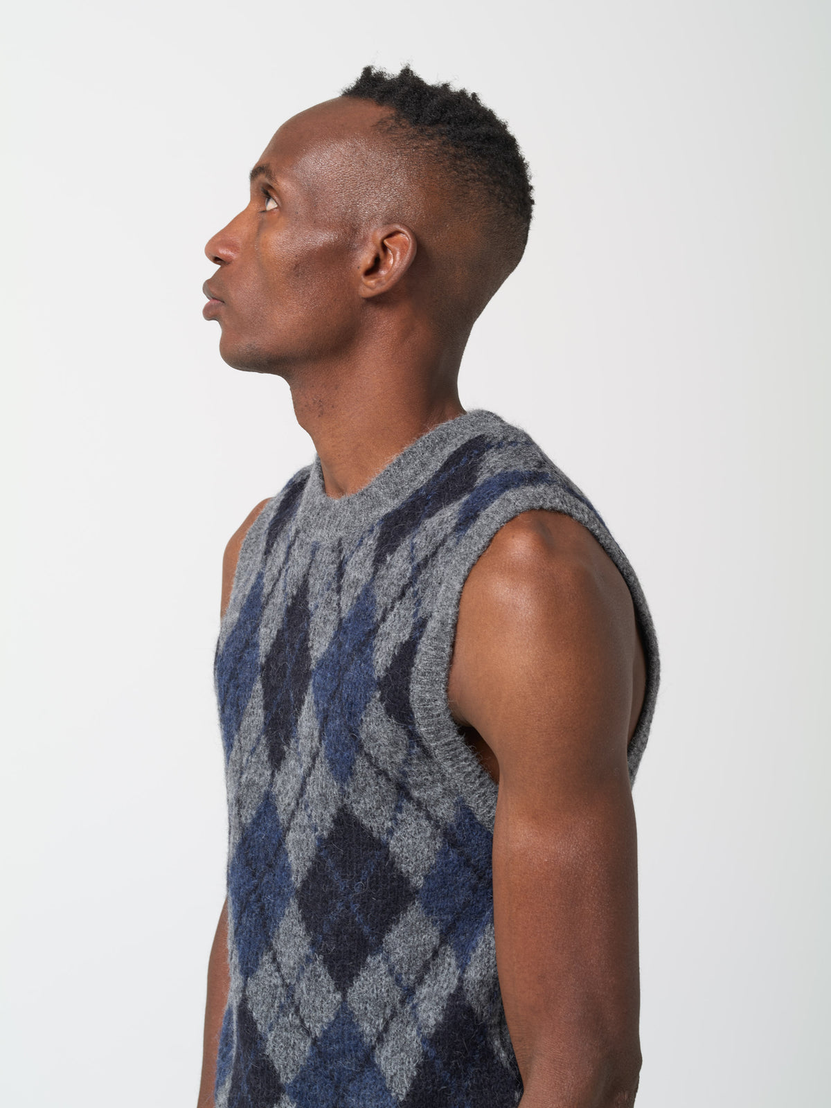 Pull Sans Manches, Motif Argyle