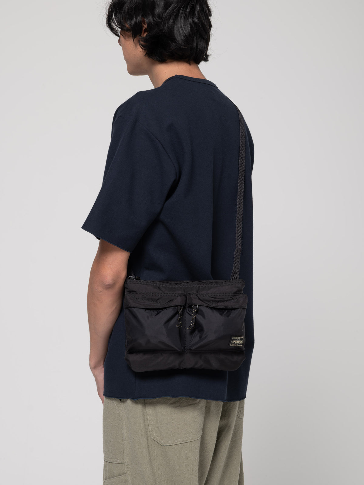 Small Shoulder Bag Force, Noir