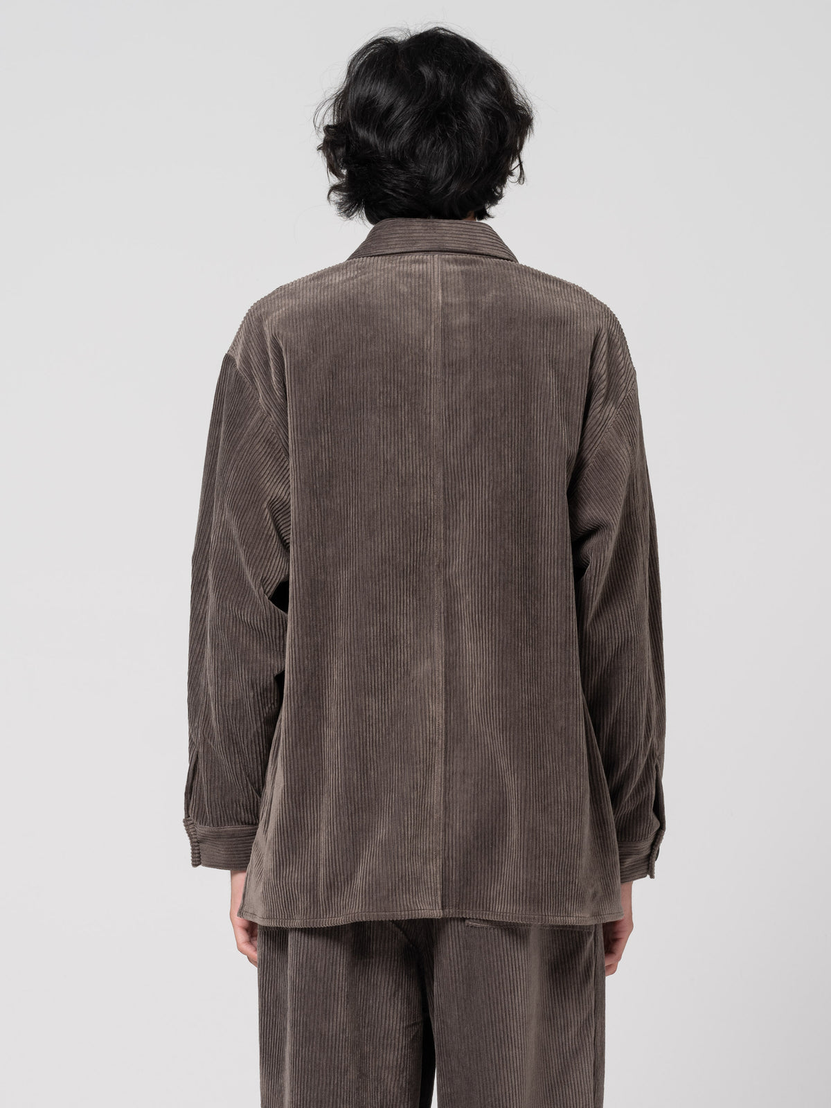 Surchemise en Velours, Khaki