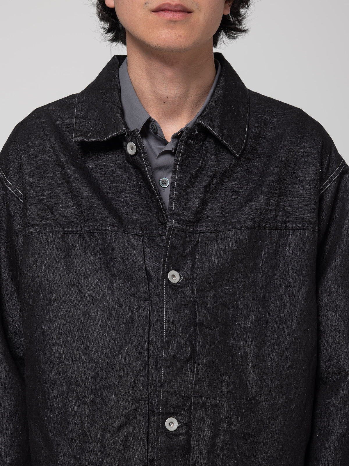 Veste Hemp Mix, Noir
