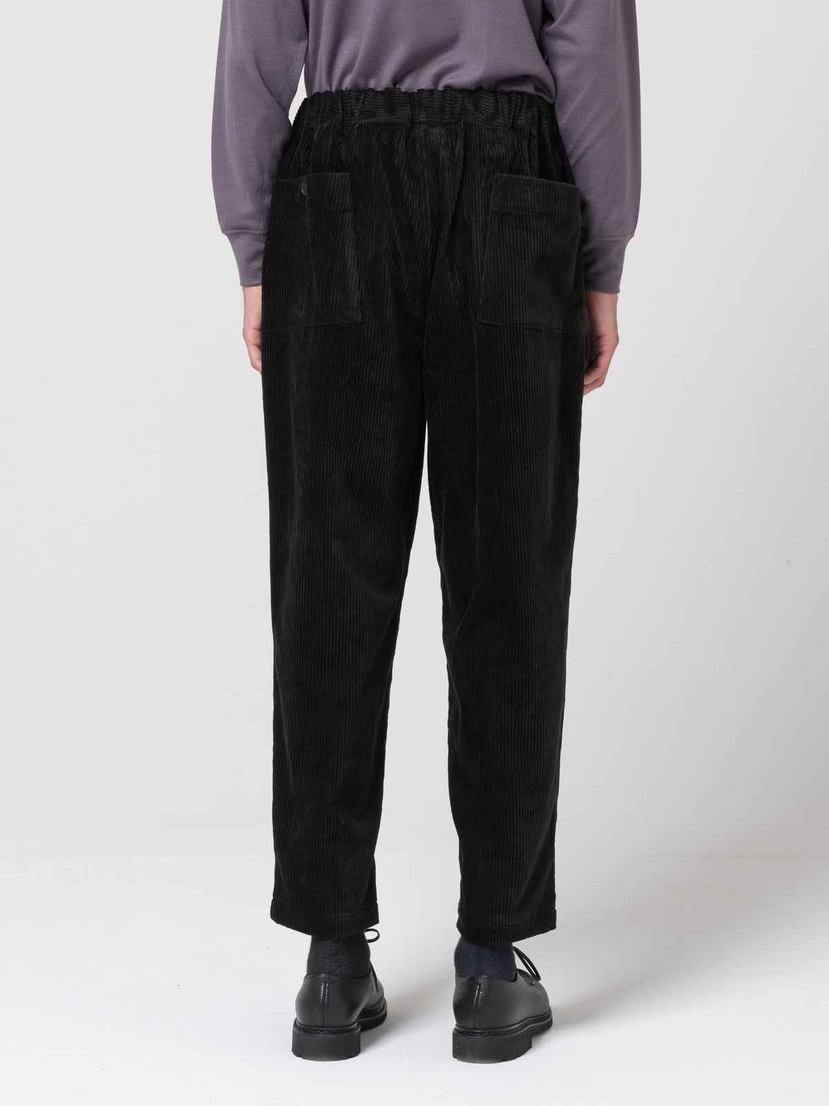 Pantalon en Velours, Noir