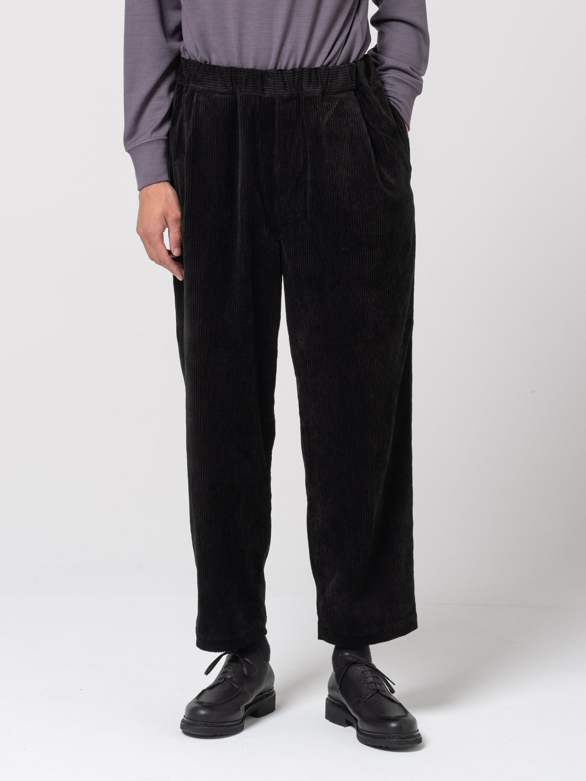 Pantalon en Velours, Noir