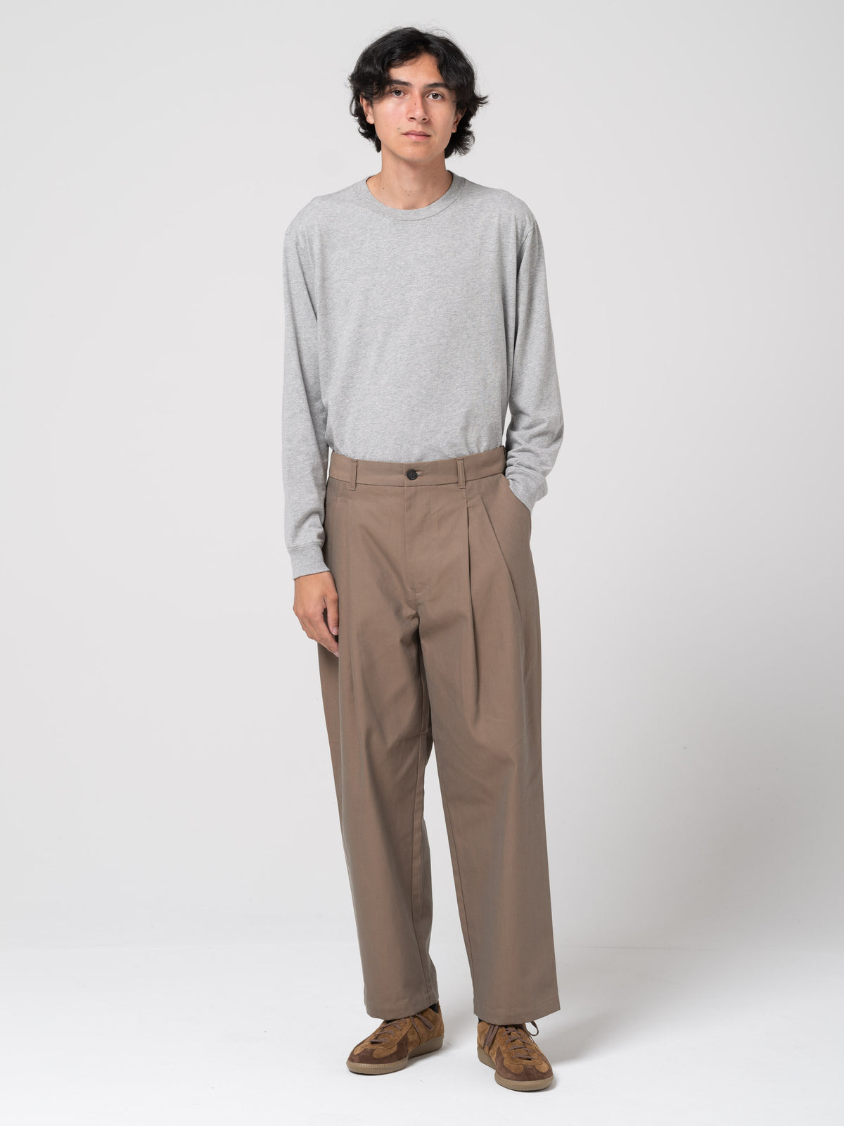 Pantalon à Pinces, Olive