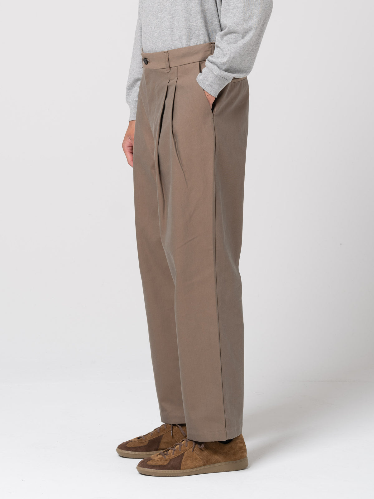 Pantalon à Pinces, Olive