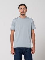 T-Shirt en Coton Pima, Bleu Glacier