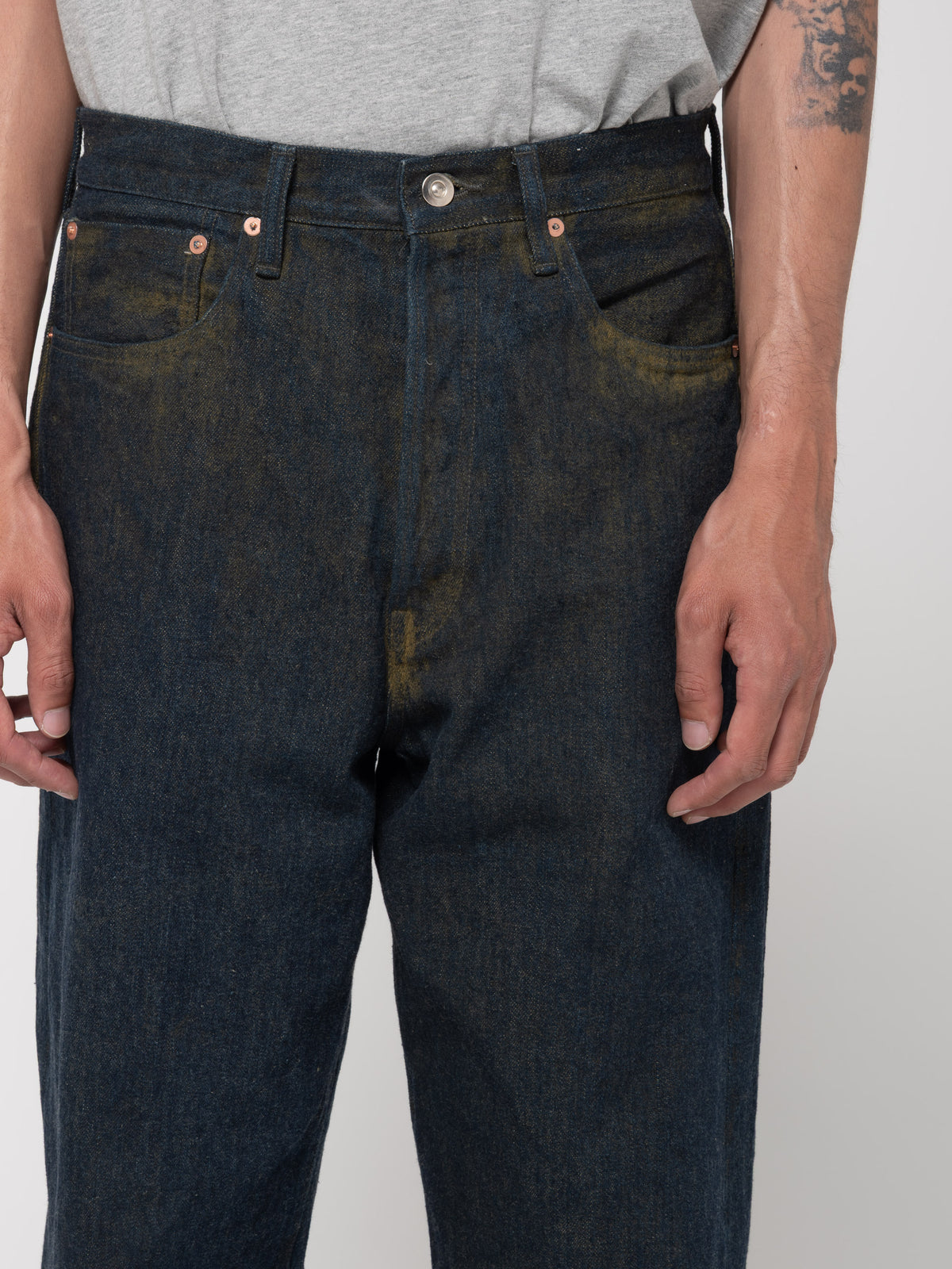 Jean 5 Pocket Straight, Yellow Ochre