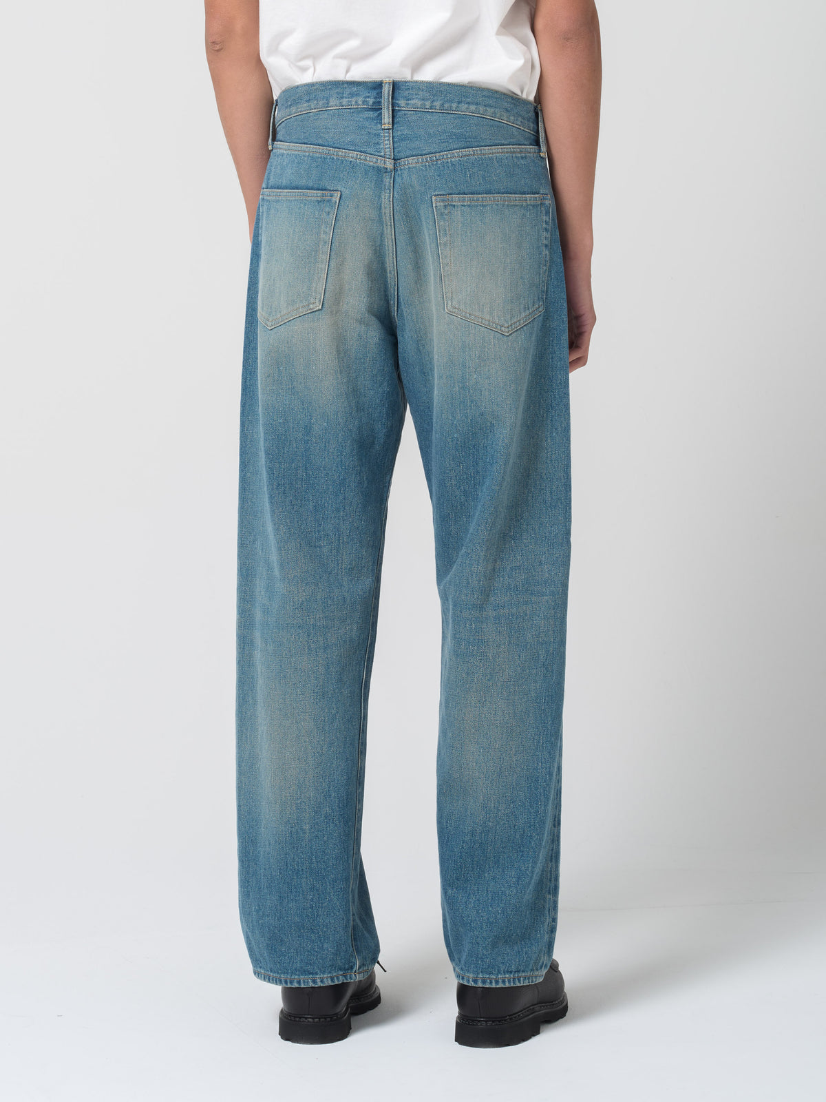 Jean Droit 5 Poches, Faded Indigo