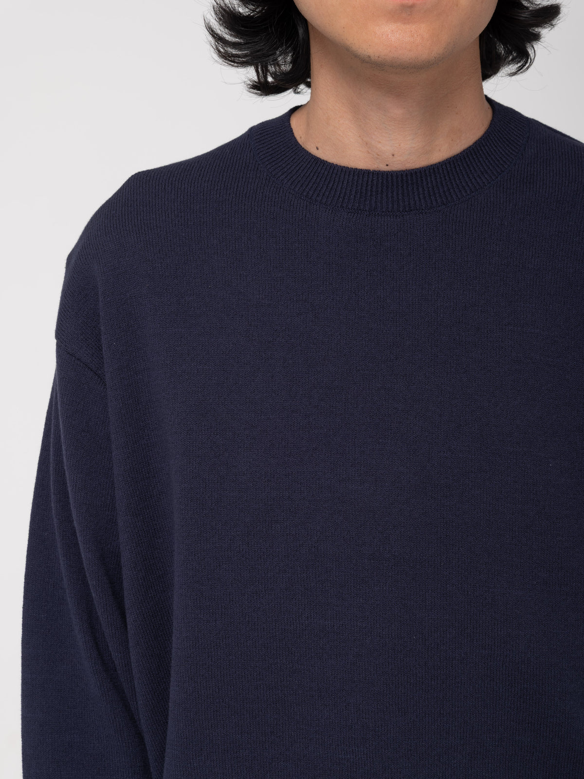 Pull Crewneck, Navy