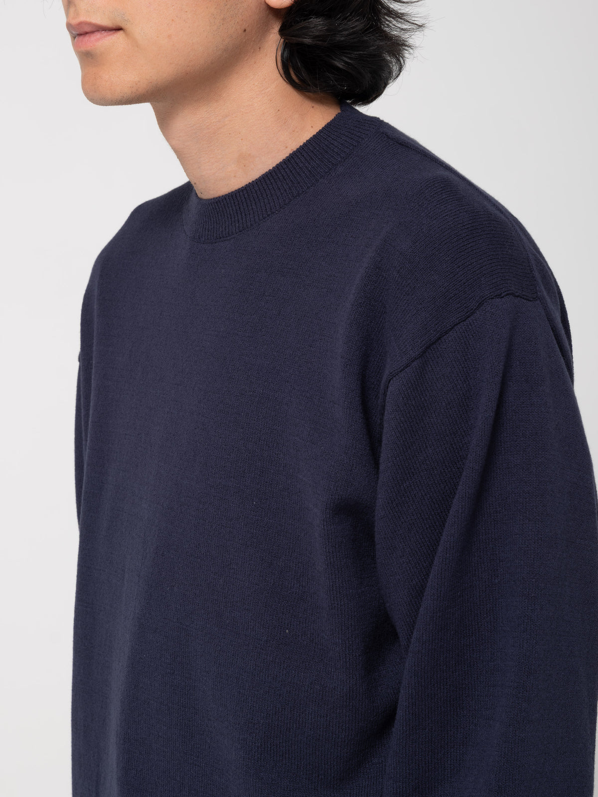 Pull Crewneck, Navy