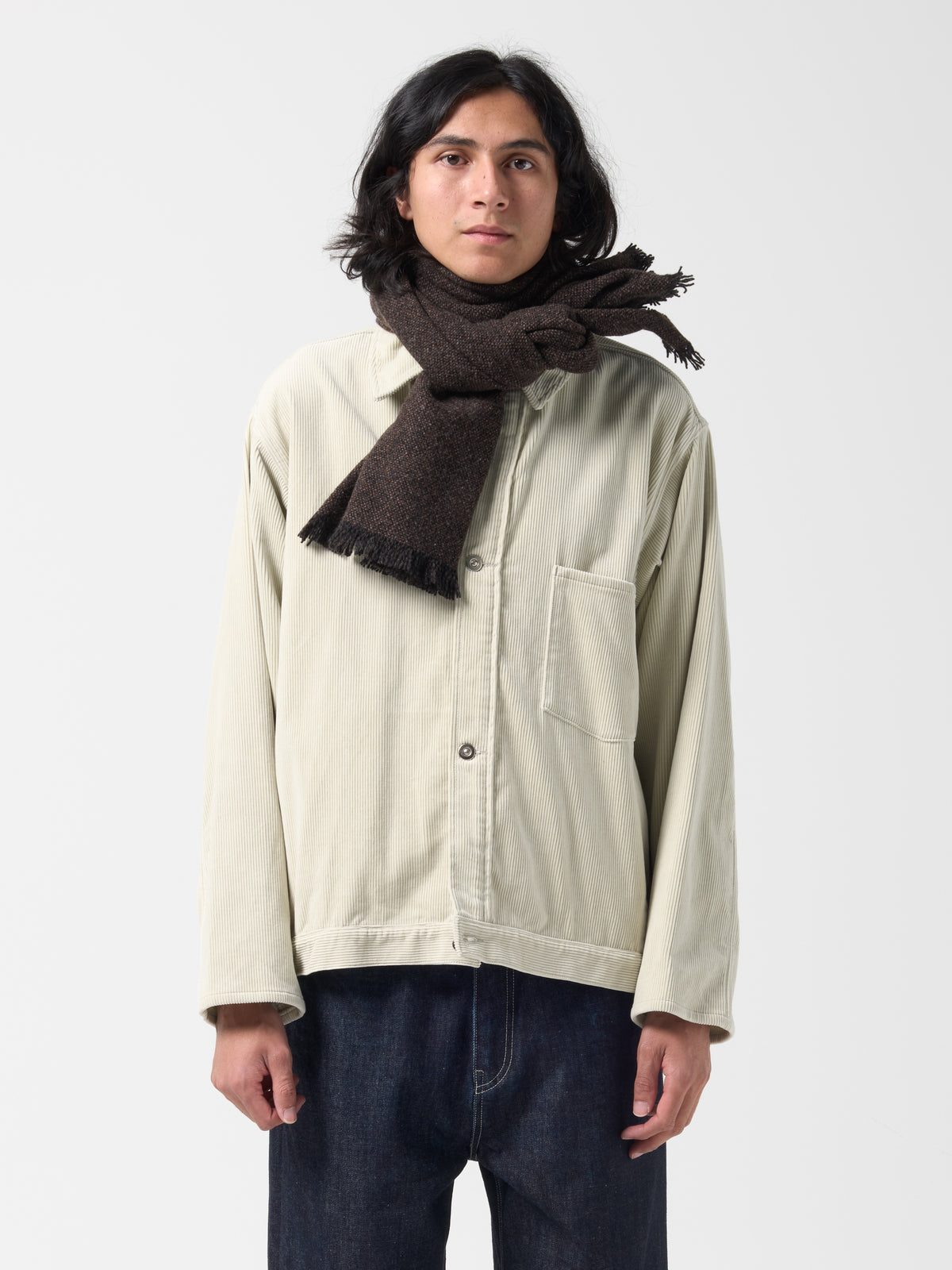 Echarpe en Laine, Marron