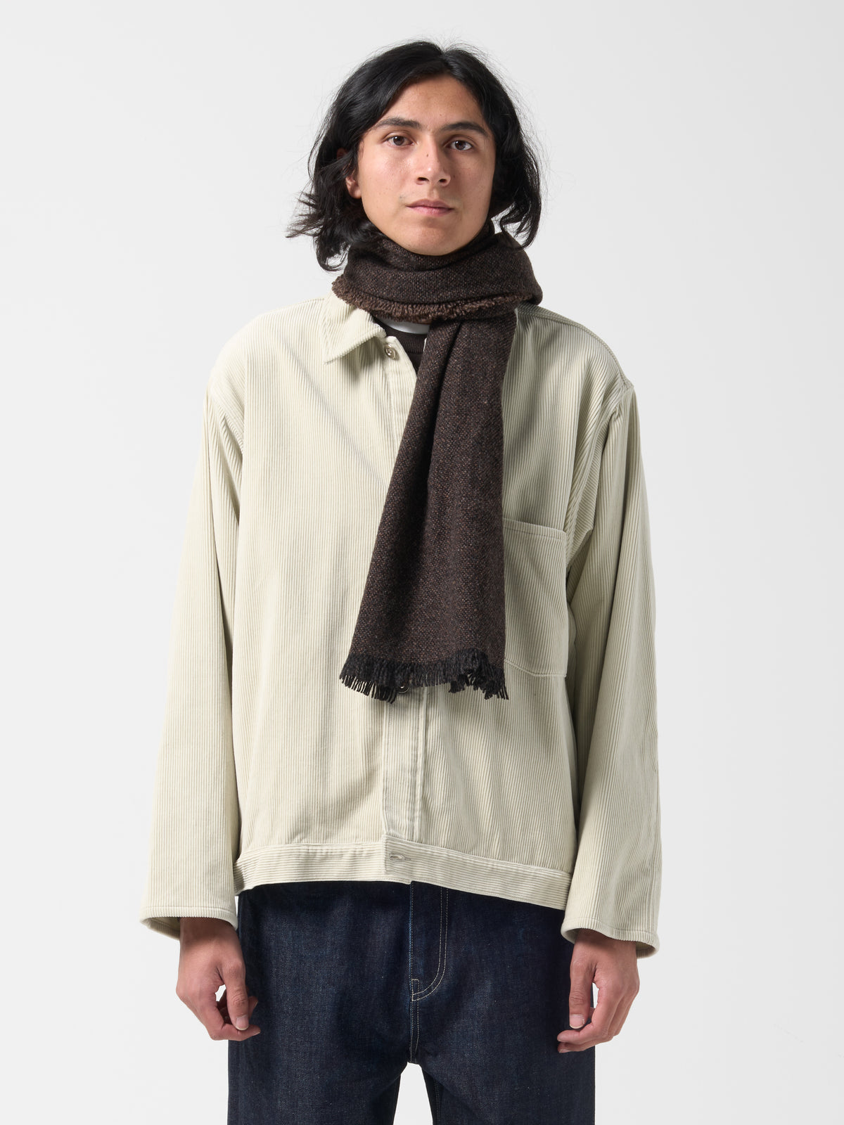 Echarpe en Laine, Marron