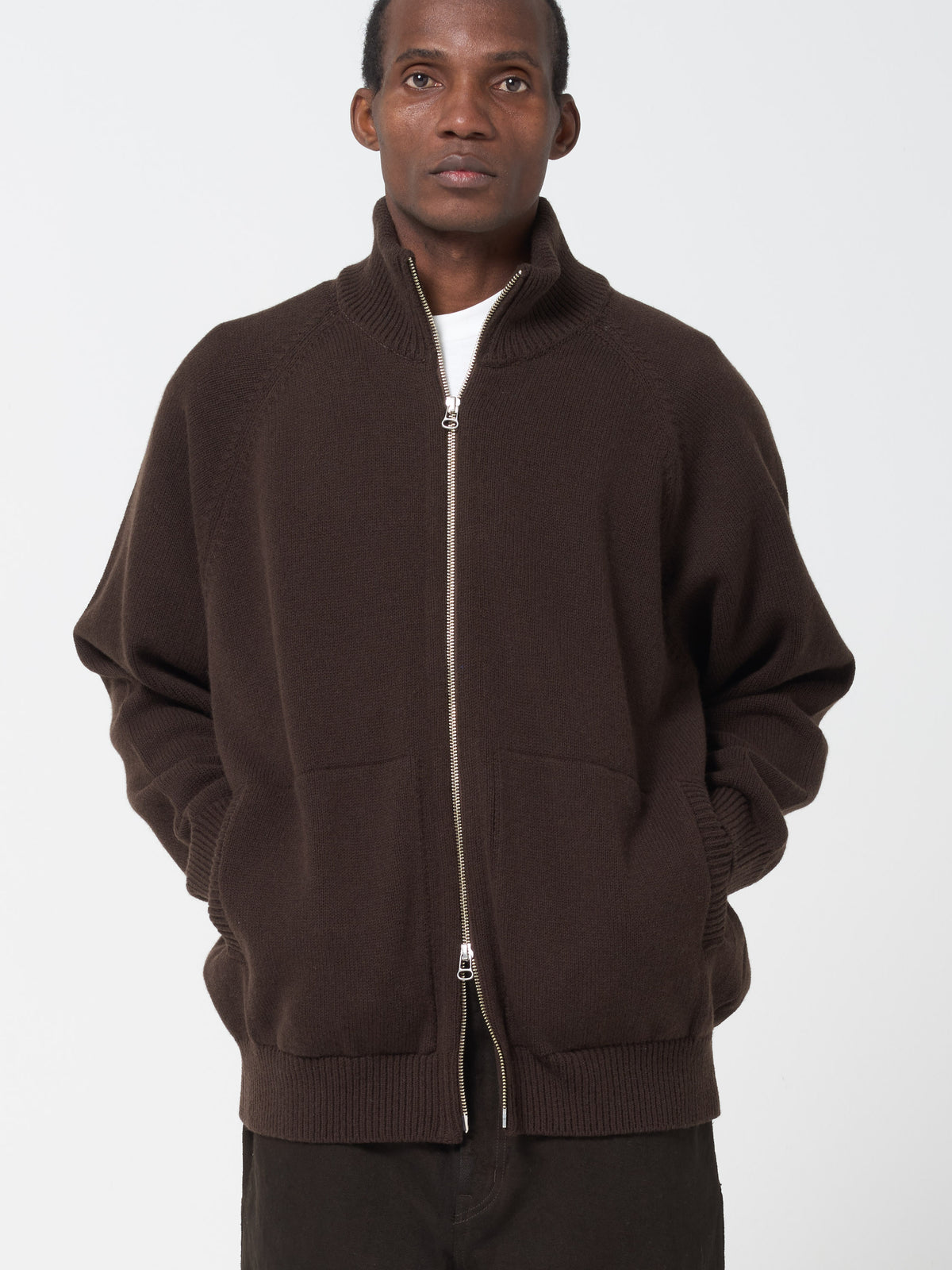 Pull Zippé Driver, Marron