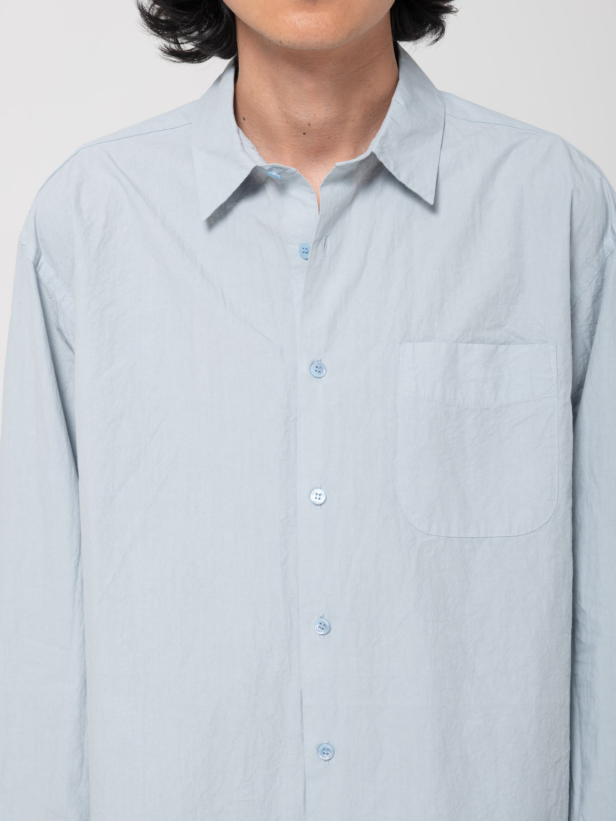 Chemise Regular Collar, Bleu Ciel