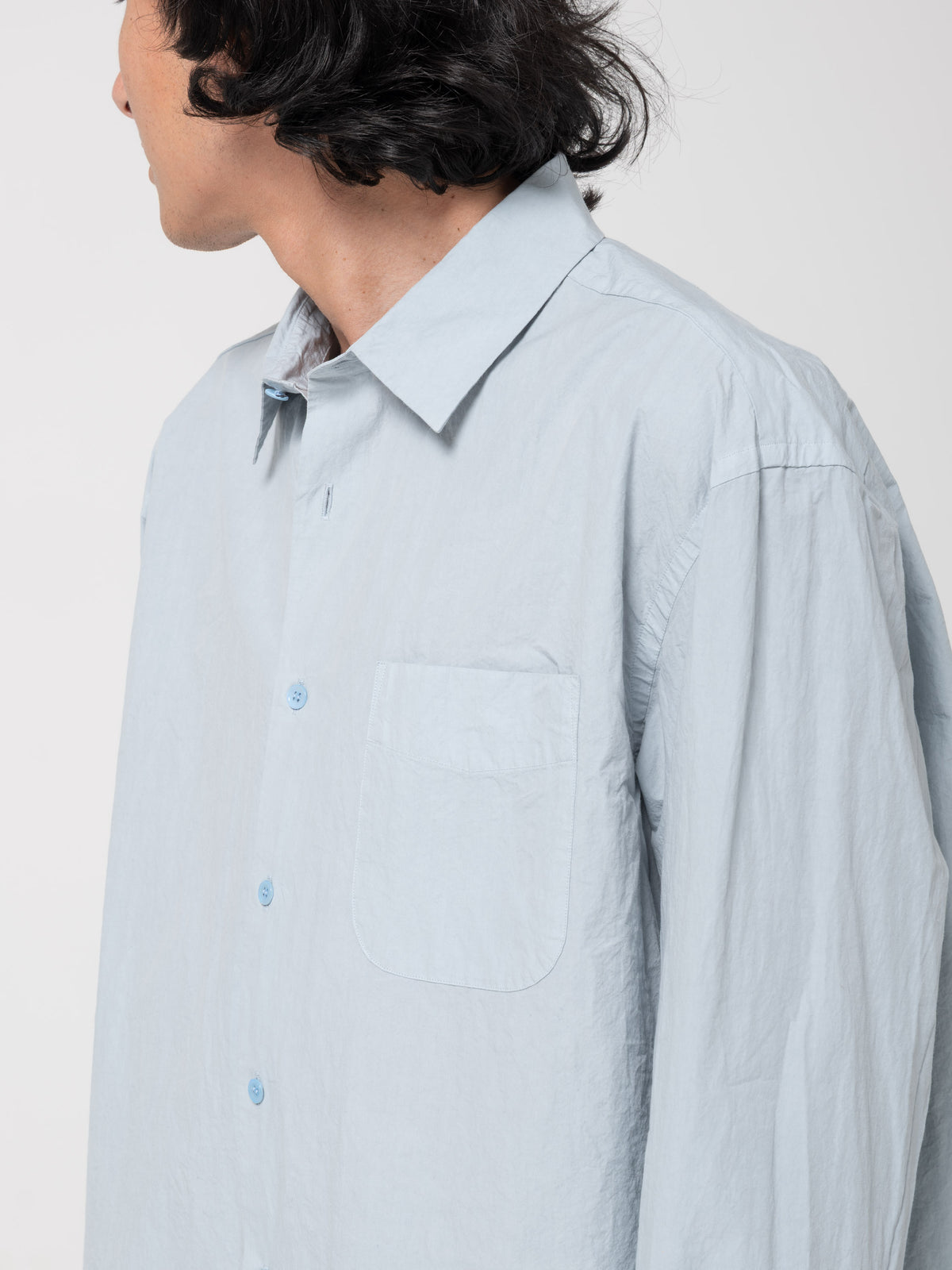 Chemise Regular Collar, Bleu Ciel
