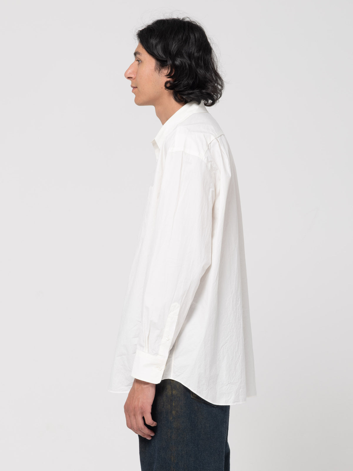 Chemise Regular Collar, White