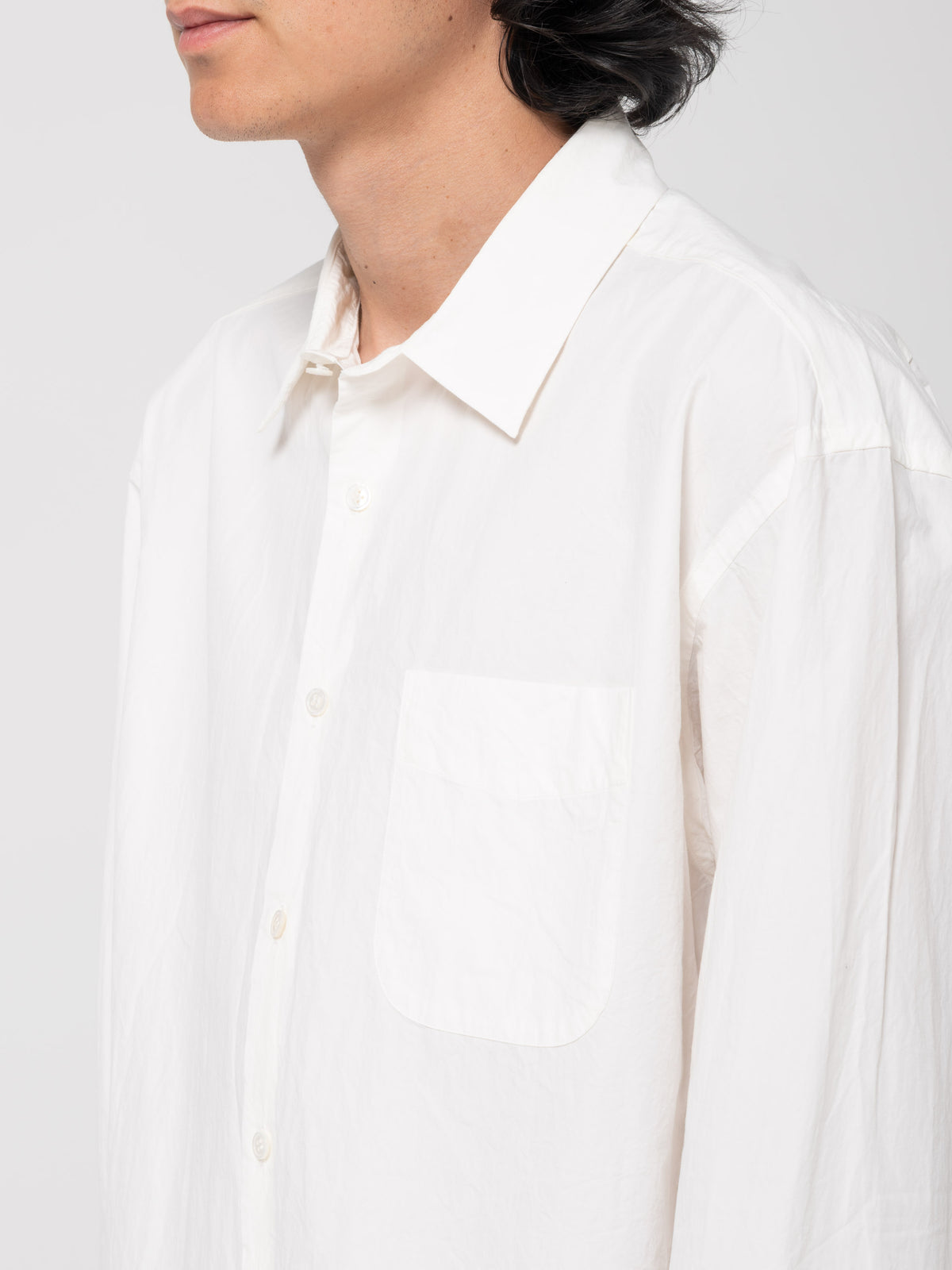 Chemise Regular Collar, White