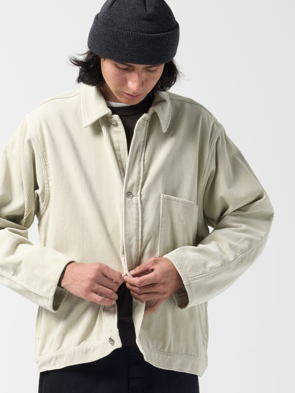 Bonnet Big Watch, Gris Charbon