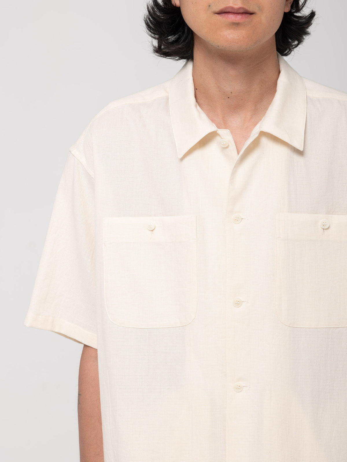 Chemise Utility S/S, Ecru