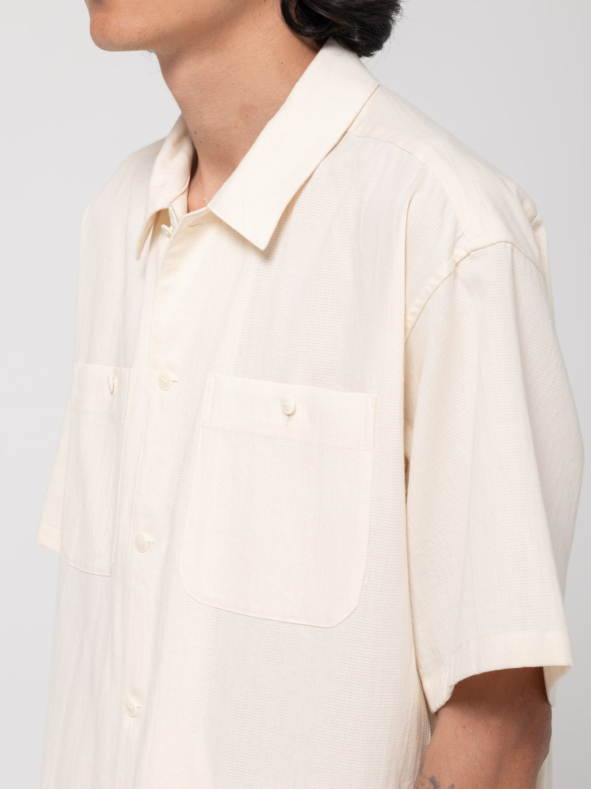 Chemise Utility S/S, Ecru