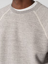 Sweat Col Rond, Gris Chiné